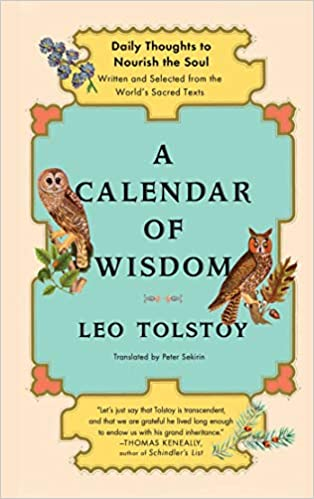 Daily thoughts to nourish the soul. A calendar of wisdom y Leo Tolstoy