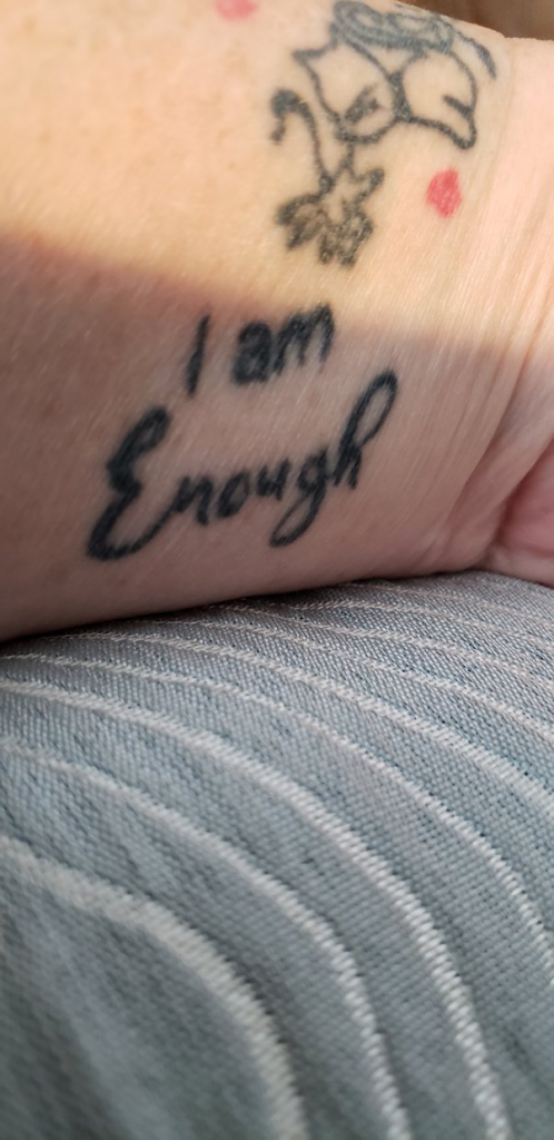 I am enough tattoo
