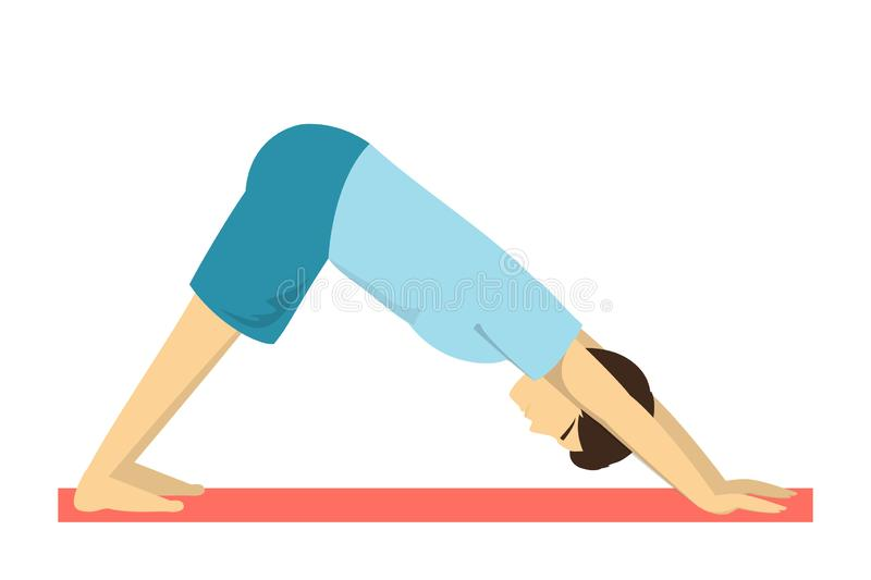 Downward facing dog is probably the most popular yoga move in many yoga classes around the country. 